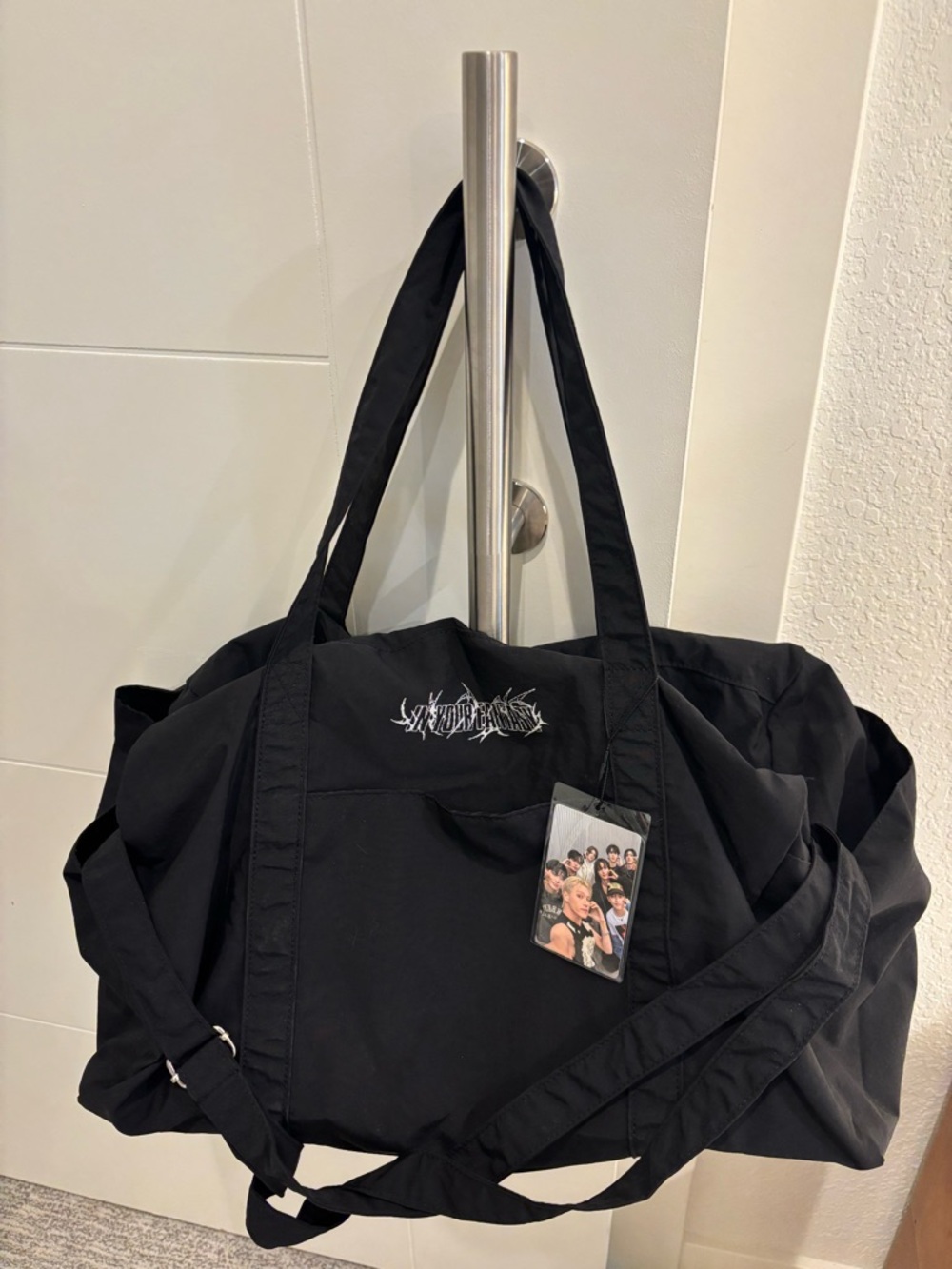 Ateez In Your Fantasy World Tour 2025 Duffle Bag in Black
